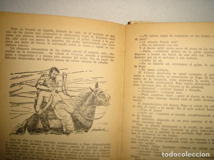 Libros de segunda mano: 26- JULIO VERNE - CINCO SEMANAS EN GLOBO - 1959 - Foto 7
