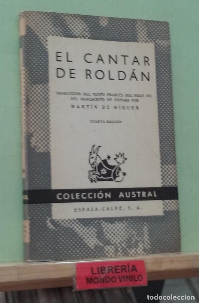 Libros de segunda mano: El cantar de Rold&aacute;n - Foto 1