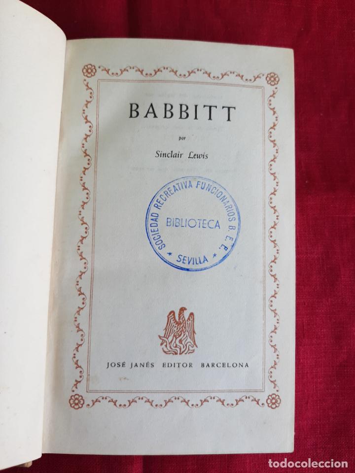 Libros de segunda mano: Babbitt - Lewis, Sinclair - Foto 3