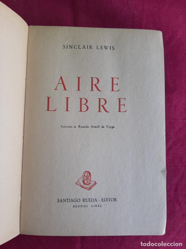 Libros de segunda mano: Aire libre - Lewis, Sinclair - Foto 2