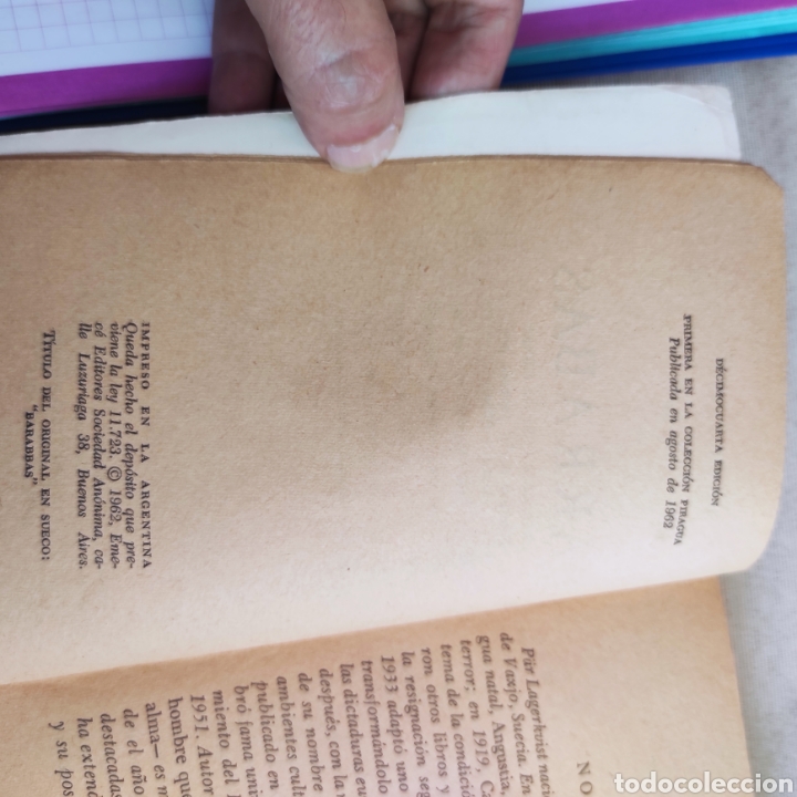 Libros de segunda mano: Barrab&aacute;s. Par Lagerkvist - Foto 4
