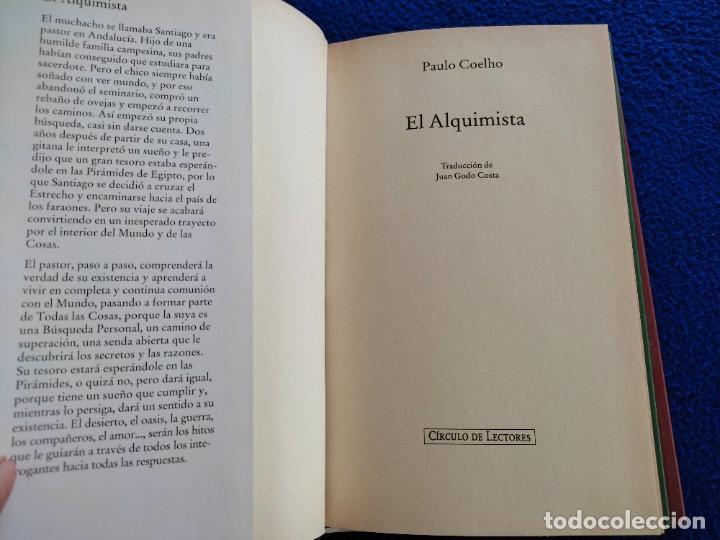 Libros de segunda mano: El Alquimista Paulo Coelho C&iacute;rculo de Lectores 1996 - Foto 7