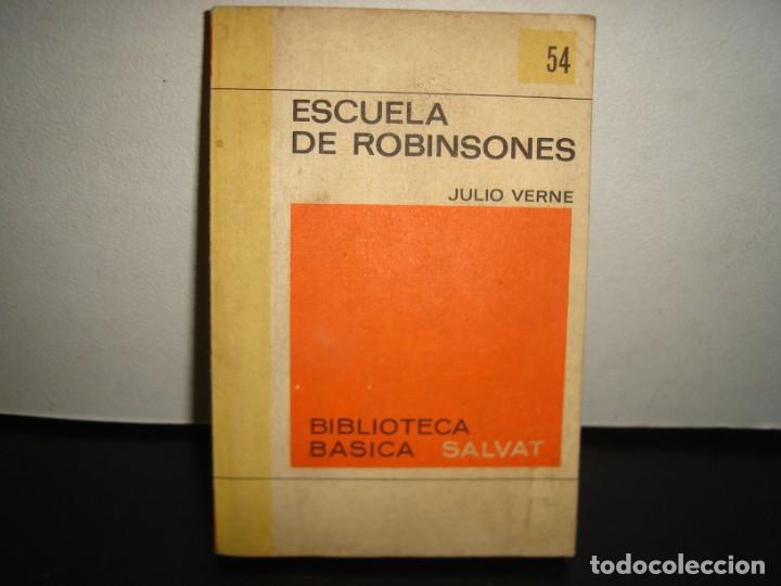 Libros de segunda mano: 24- ESCUELA DE ROBINSONES - JULIO VERNE - Foto 1