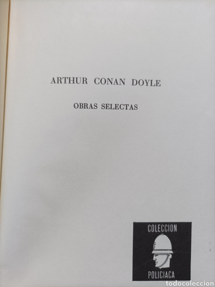 Libros de segunda mano: Obra selectas Arthur Conan doyle editorial carroggio - Foto 6