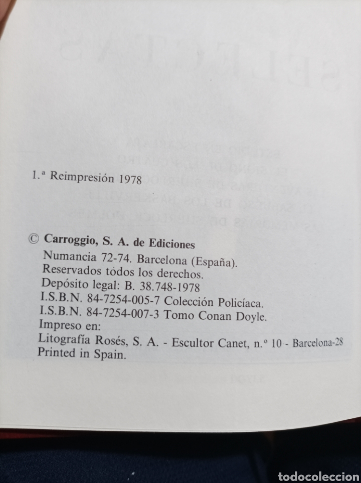 Libros de segunda mano: Obra selectas Arthur Conan doyle editorial carroggio - Foto 10