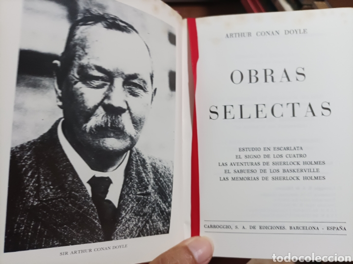 Libros de segunda mano: Obra selectas Arthur Conan doyle editorial carroggio - Foto 1