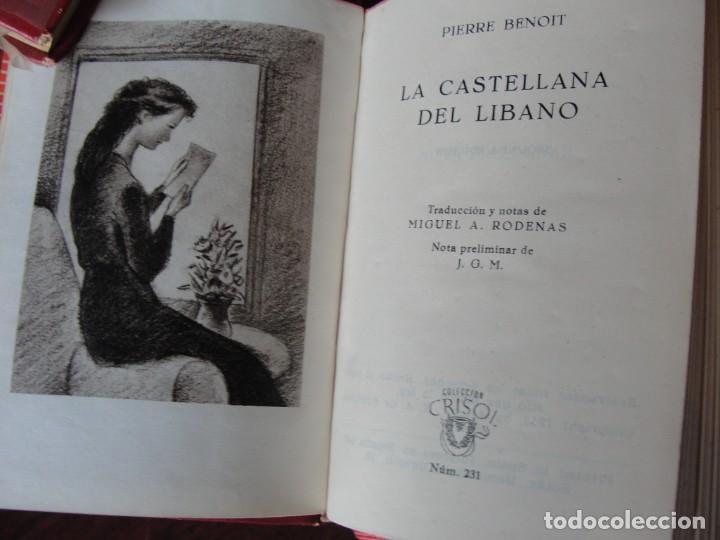 Libros de segunda mano: PIERRE BENOIT la castellana del libano CRISOLIN aguilar - Foto 4