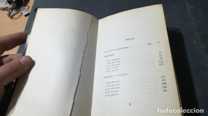 Libros de segunda mano: HAMLET, ROMEO Y JULIETA / SHAKESPEARE / / EDAF - A&Ntilde;54 - Foto 9