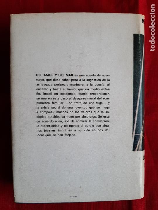 Libros de segunda mano: Del amor y del mar - Mart&iacute;n Vigil, Jos&eacute; Luis - Foto 3