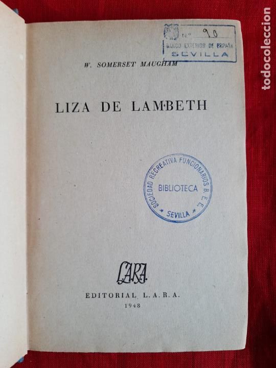 Libros de segunda mano: Liza de Lambeth - Somerset Maugham, W. - Foto 1