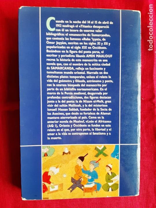 Libros de segunda mano: Samarcanda - Maalouf, Amin - Foto 2