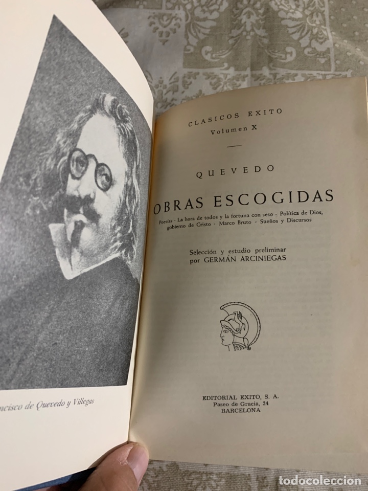 Libros de segunda mano: Obras escogidas de Francisco de Quevedo. - Foto 6