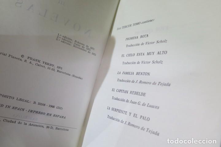 Libros de segunda mano: 1972.- Novelas. TOMO III. YERBY. PLANETA - Foto 2