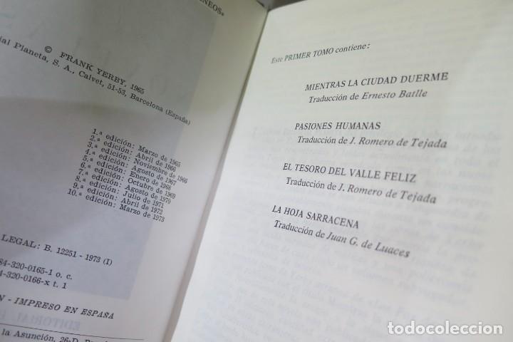 Libros de segunda mano: 1973.- Novelas. TOMO I. YERBY. PLANETA - Foto 2