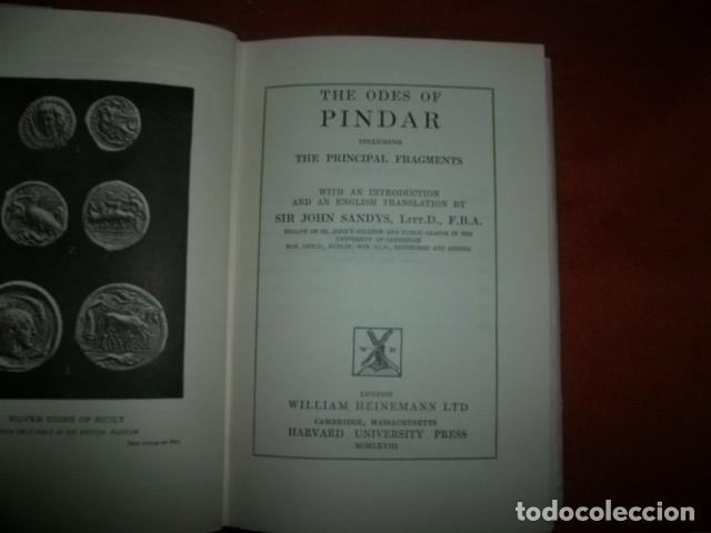Libros de segunda mano: ODAS DE P&Iacute;NDARO (GRIEGO E INGL&Eacute;S) - Foto 3