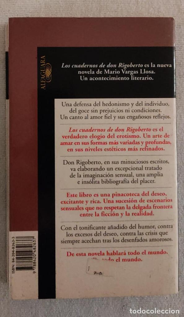 Libros de segunda mano: Los Cuadernos de don Rigoberto. - Foto 2