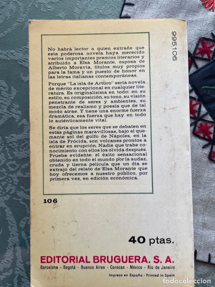 Libros de segunda mano: Elsa morante: LA ISLA DE ARTURO - Foto 2