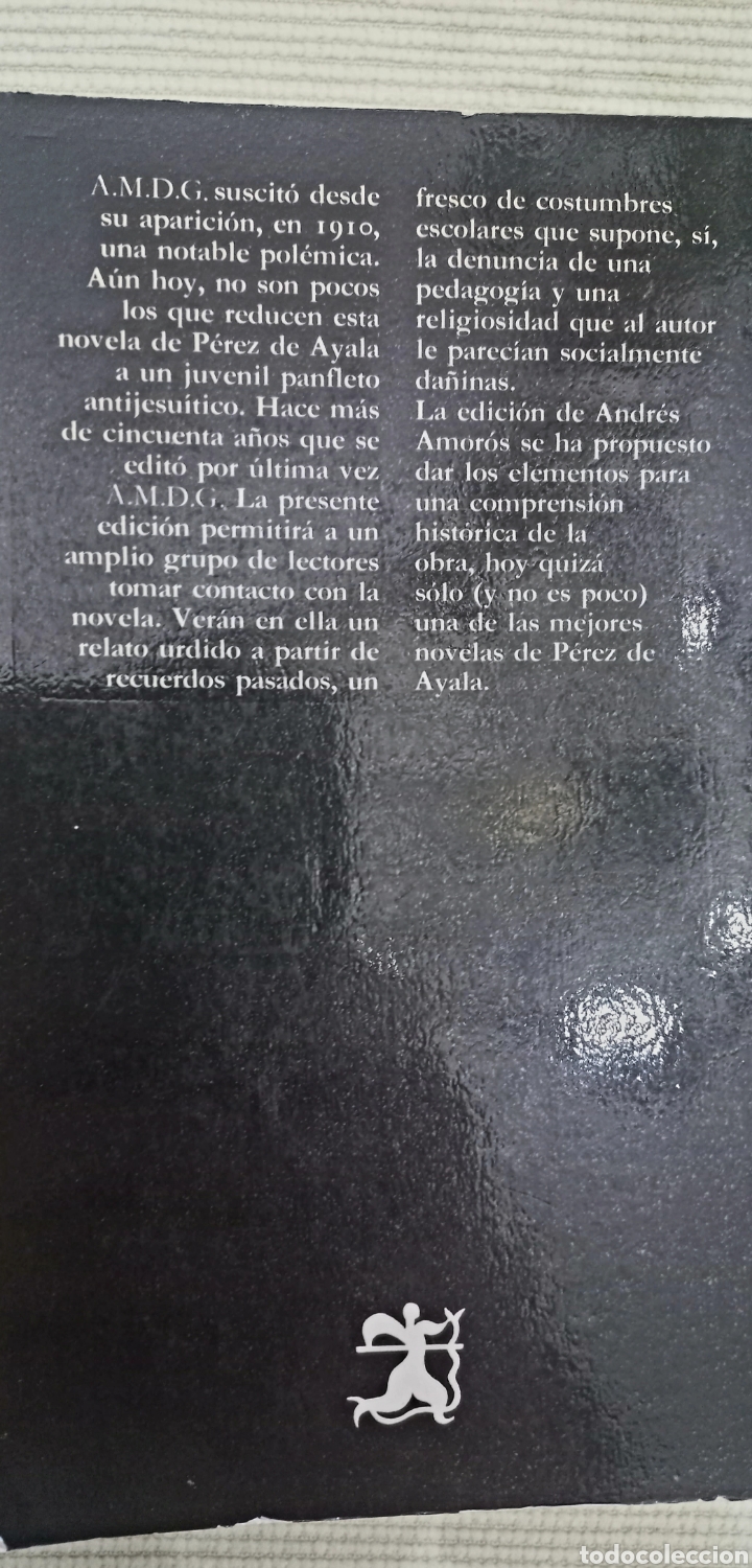 Libros de segunda mano: A.M.D.G. Ram&oacute;n P&eacute;rez de Ayala. C&aacute;tedra de Letras Hispanicas - Foto 2