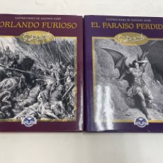 Libros de segunda mano: L-4122. EL PARAISO PERDIDO Y ORLANDO FURIOSO, ILUSTRACIONES DE GUSTAVO DORÉ.EDIMAT LIBROS. 2003.. Lote 356429240