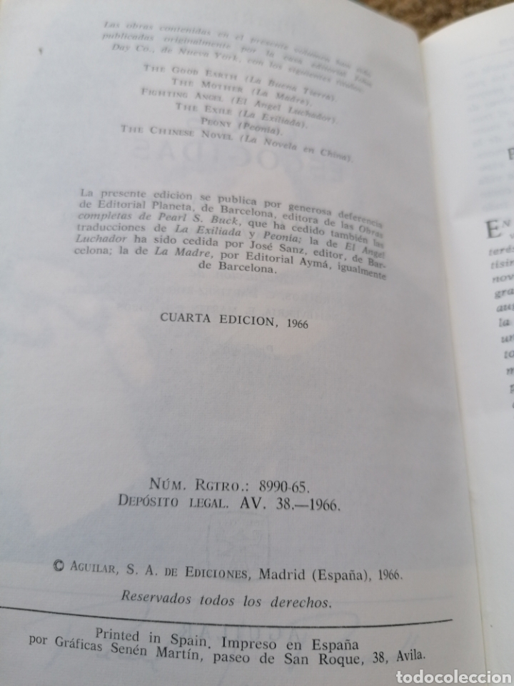 Libros de segunda mano: PREMIOS NOBEL. AGUILAR. PEARL S. BUCK - Foto 4