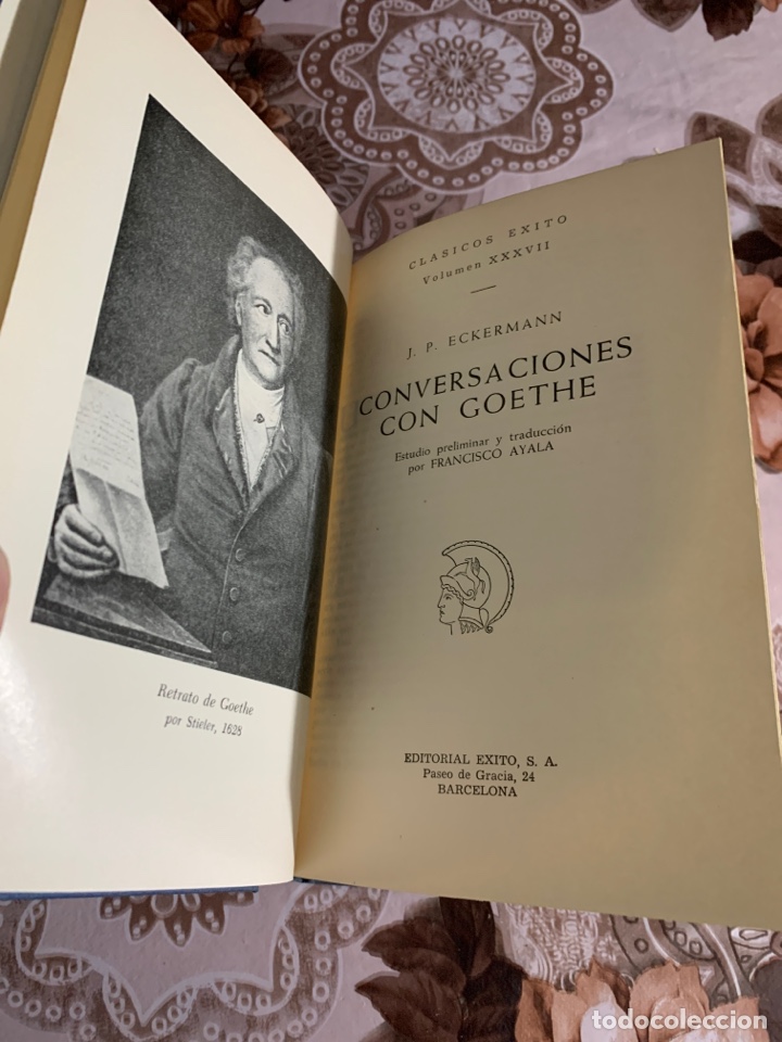 Libros de segunda mano: Conversaciones con Goethe. J. P. Eckermann. - Foto 7