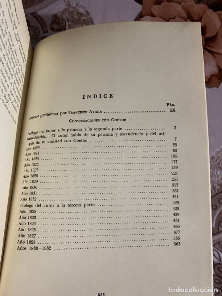 Libros de segunda mano: Conversaciones con Goethe. J. P. Eckermann. - Foto 8