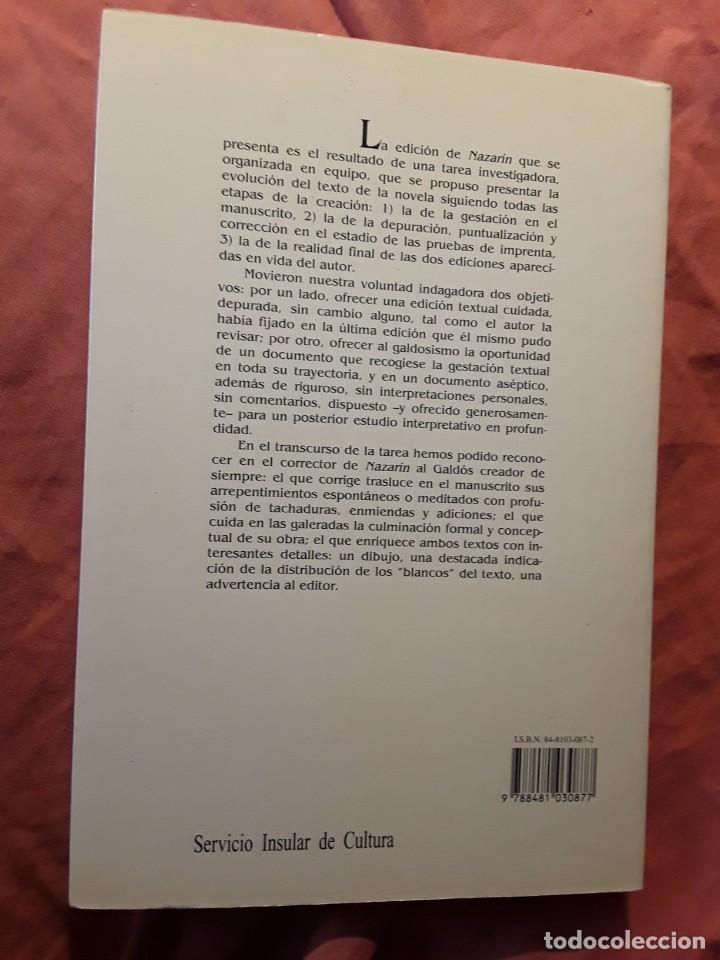 Libros de segunda mano: Nazarin. Estudio de Yolanda Arencibia (dir.) P&eacute;rez Gald&oacute;s. Excelente estado - Foto 2