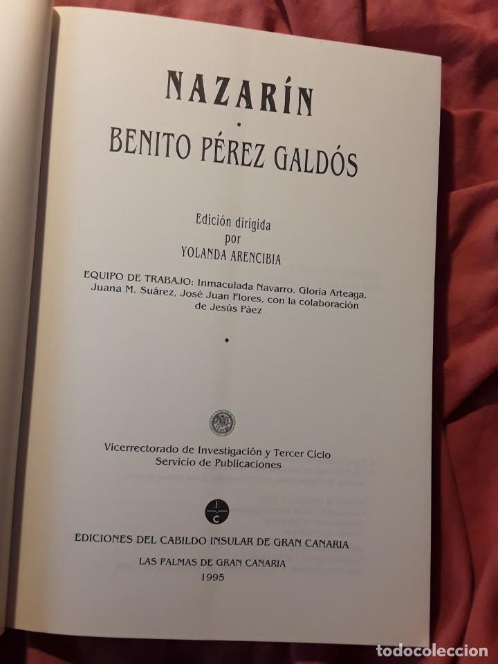 Libros de segunda mano: Nazarin. Estudio de Yolanda Arencibia (dir.) P&eacute;rez Gald&oacute;s. Excelente estado - Foto 3