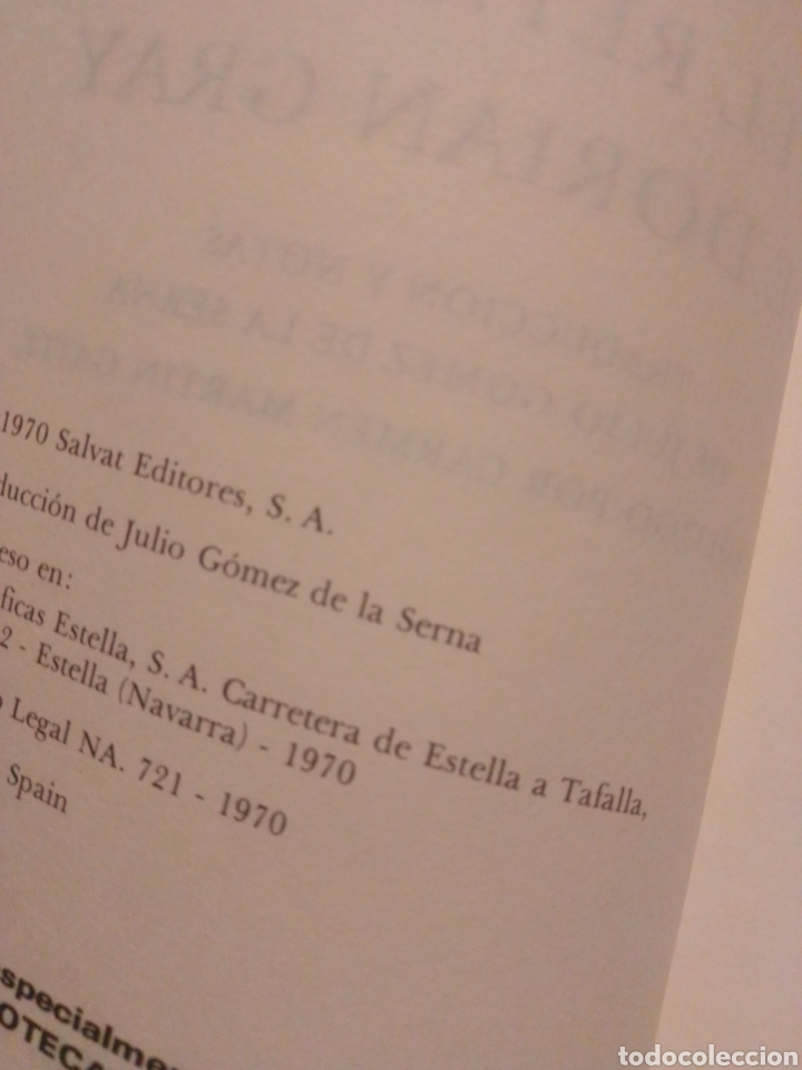 Libros de segunda mano: El retrato de Dorian Gray - Foto 4