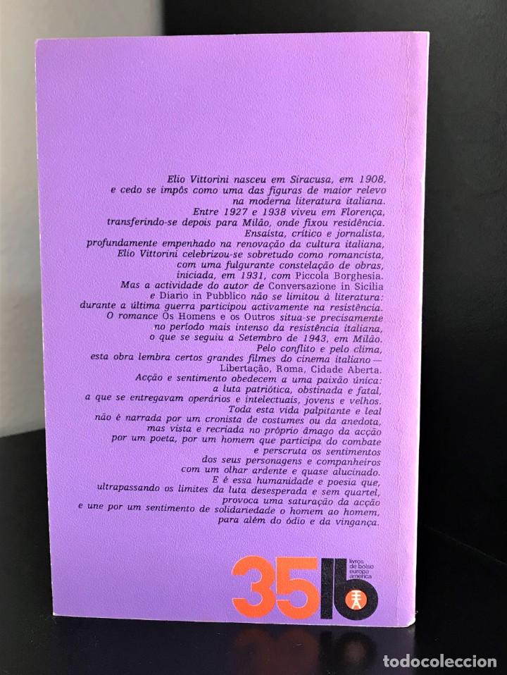Libros de segunda mano: Os Homens e os Outros de &Eacute;lio Vittorini - Foto 2