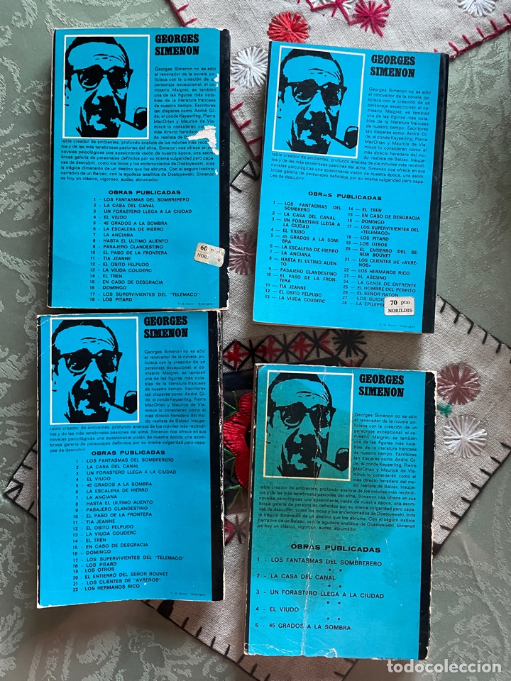 Libros de segunda mano: 5 novelas de GEORGE SIMENON - Foto 3