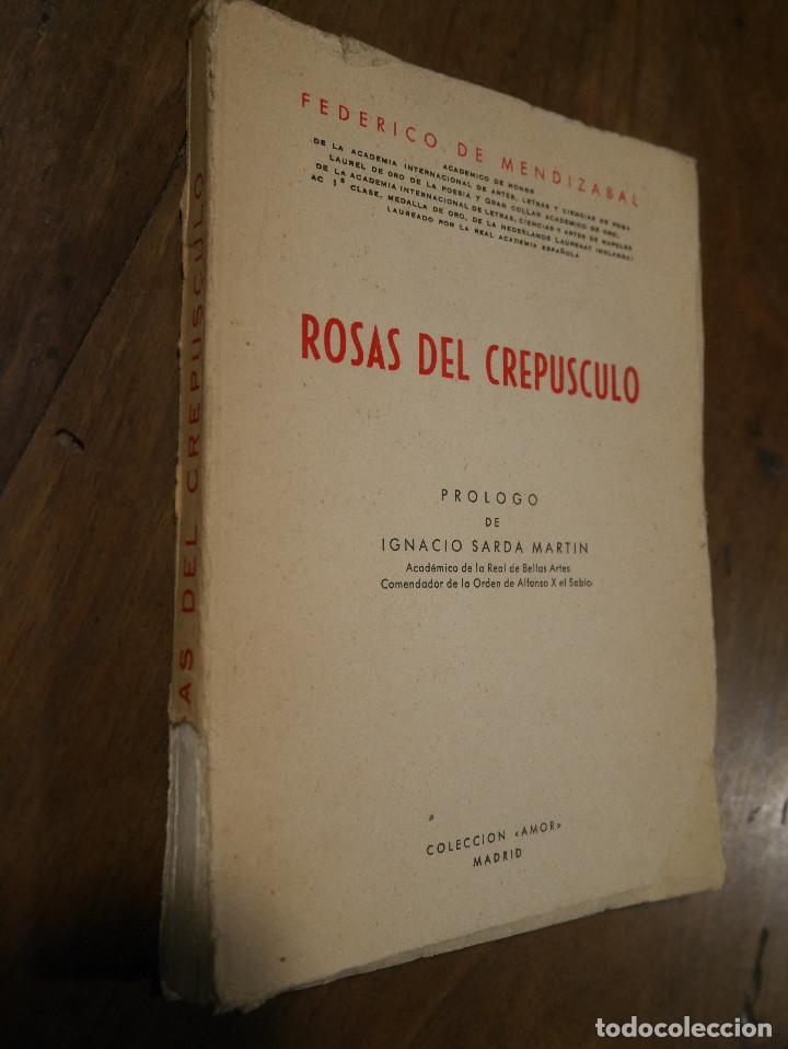 Libros de segunda mano: Rosas del crepusculo, Federico de Mendizabal - Foto 1