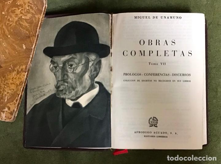Libros de segunda mano: UNAMUNO, OBRAS COMPLETAS VII - Foto 1