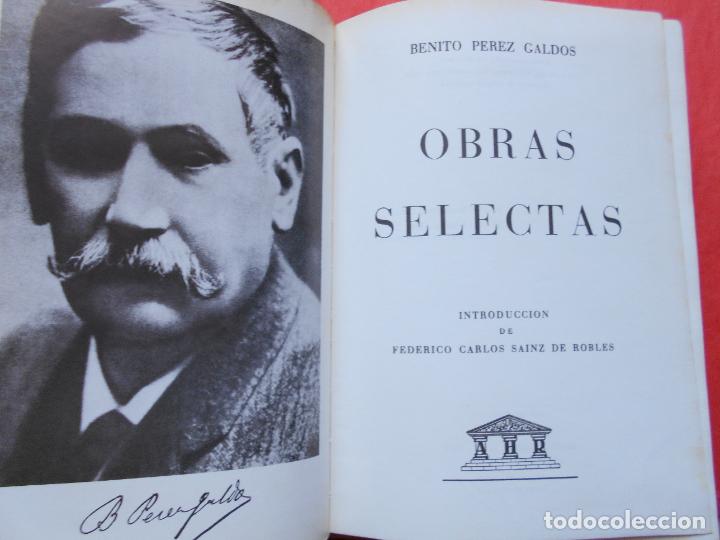 Libros de segunda mano: Obras selectas Benito P&eacute;rez Galdos - Foto 1