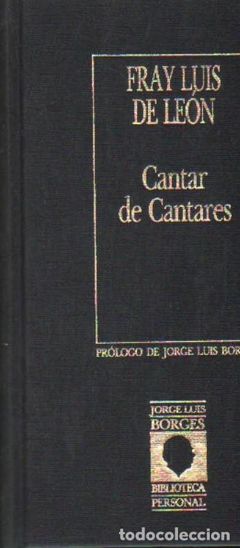 Libros de segunda mano: CANTAR DE CANTARES. DE LE&Oacute;N, FRAY LU&Iacute;S. A-LESP-956 - Foto 1
