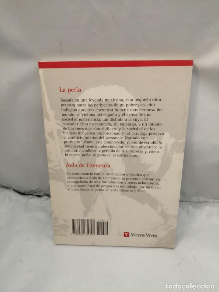 Libros de segunda mano: LA PERLA (AULA DE LITERATURA) - Foto 2
