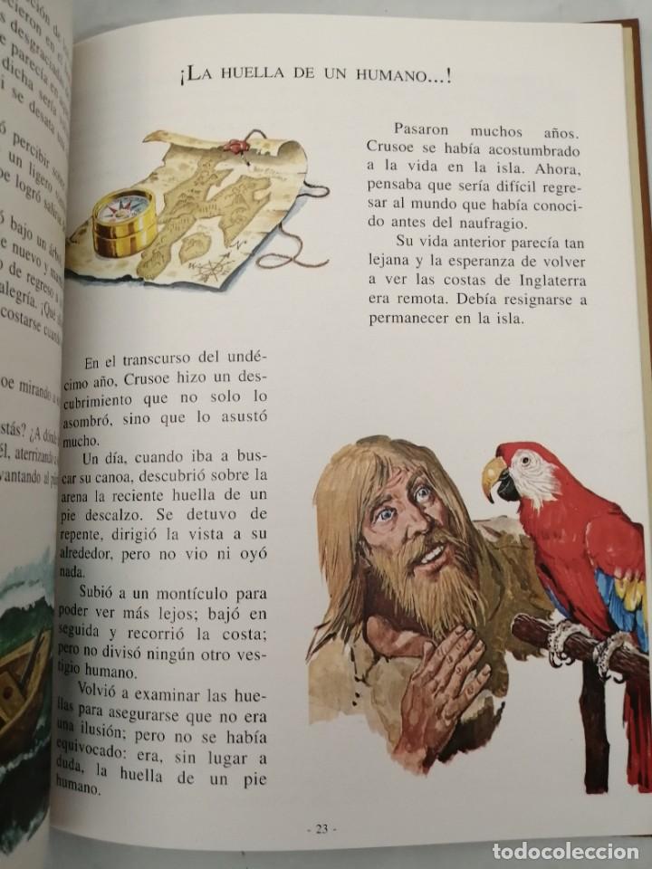 Libros de segunda mano: ROBINSON CRUSOE (TAPA DURA) - Foto 4