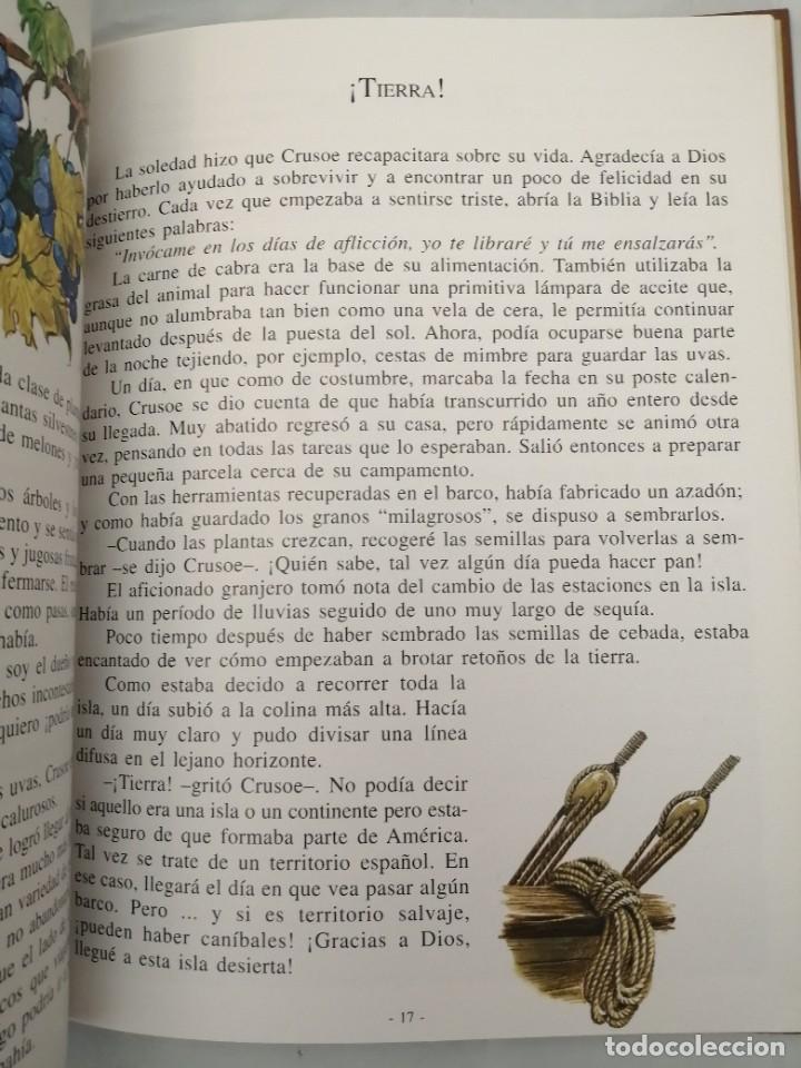 Libros de segunda mano: ROBINSON CRUSOE (TAPA DURA) - Foto 5