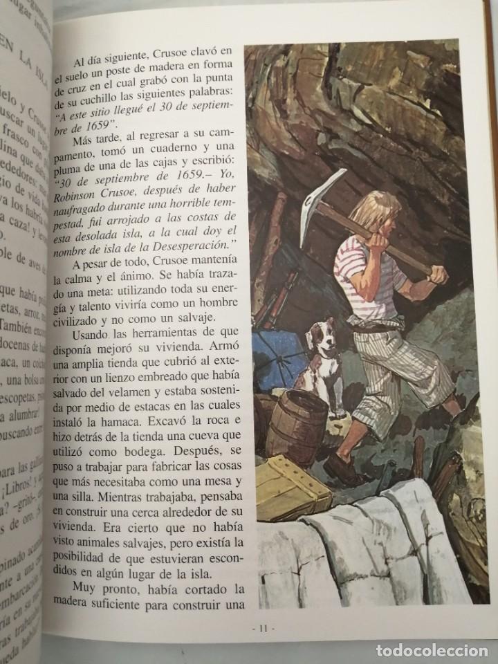 Libros de segunda mano: ROBINSON CRUSOE (TAPA DURA) - Foto 6