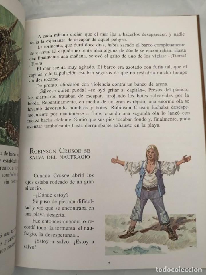 Libros de segunda mano: ROBINSON CRUSOE (TAPA DURA) - Foto 7