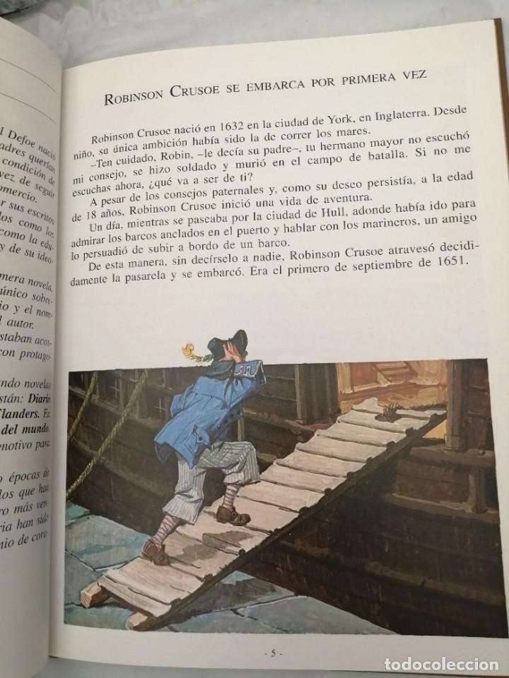 Libros de segunda mano: ROBINSON CRUSOE (TAPA DURA) - Foto 9