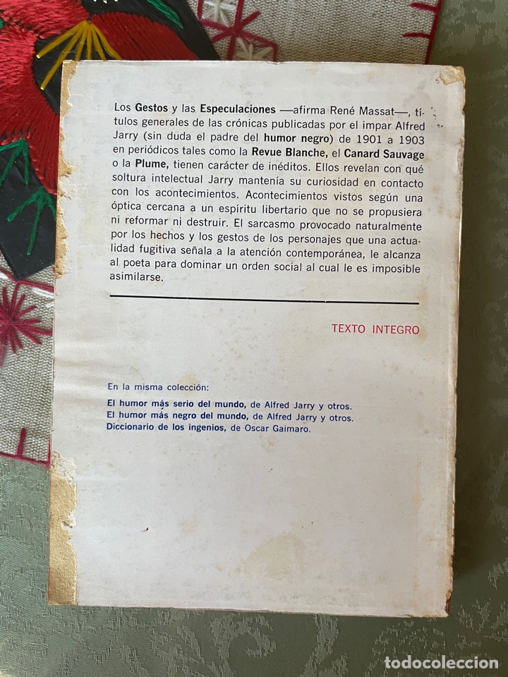 Libros de segunda mano: ALFRED JARRY: gestos y especulaciones - Foto 2