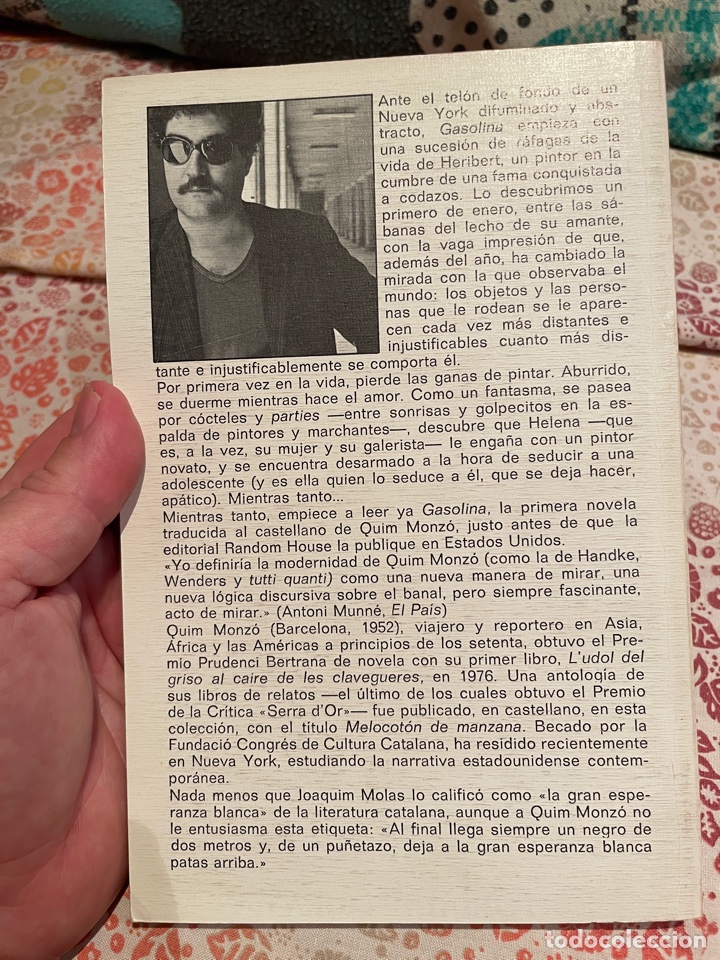 Libros de segunda mano: Quim Monz&oacute;: Gasolina + La isla de Maians - Foto 4