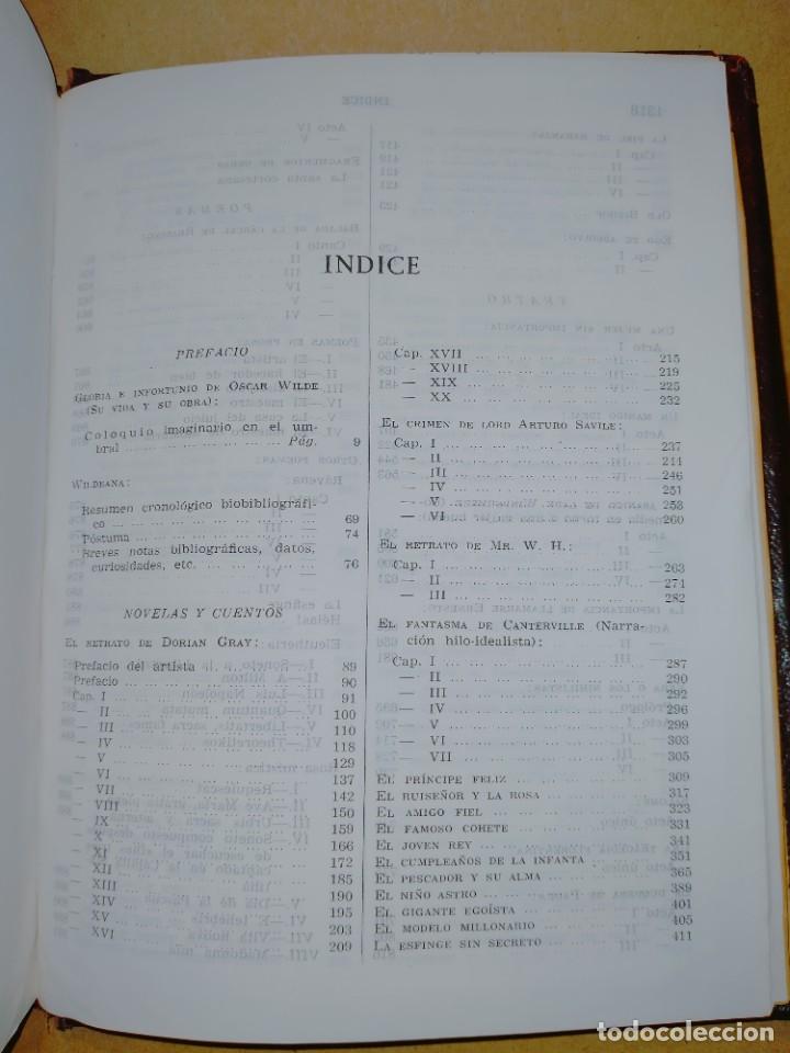 Libros de segunda mano: OSCAR WILDE. OBRAS COMPLETAS .AGUILAR - Foto 4