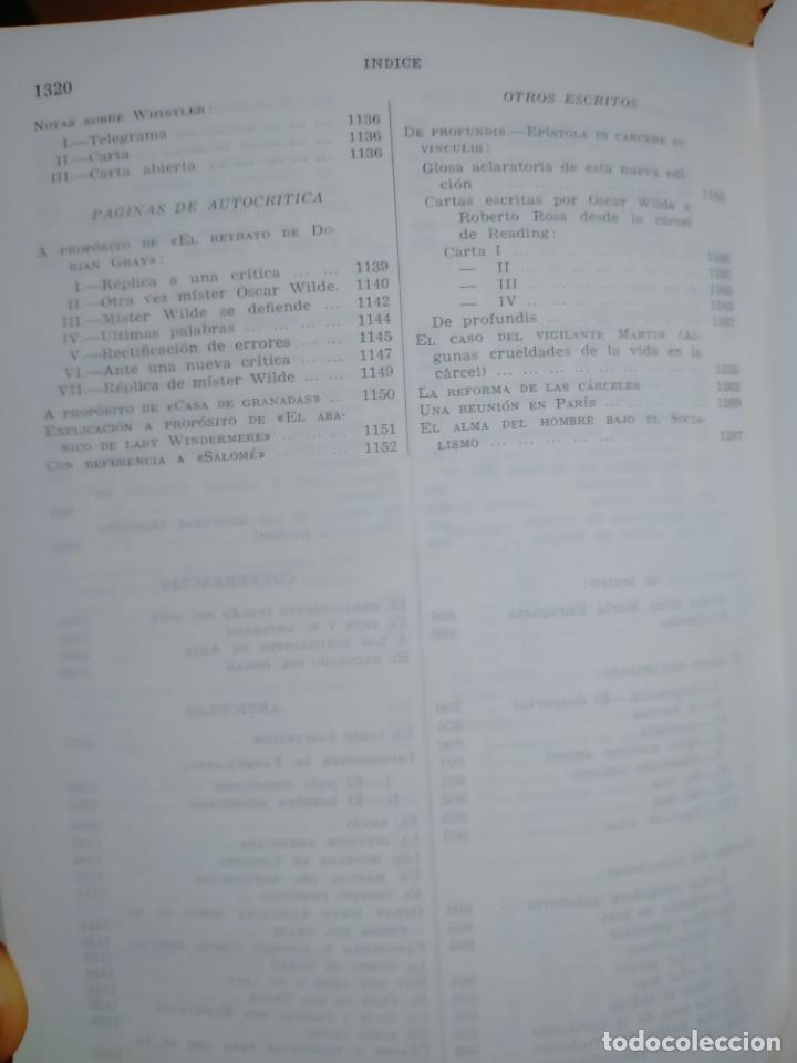 Libros de segunda mano: OSCAR WILDE. OBRAS COMPLETAS .AGUILAR - Foto 7