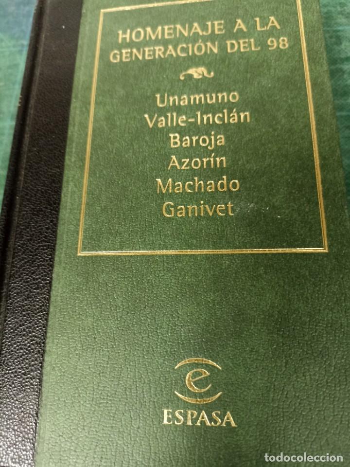 Libros de segunda mano: Homenaje a la Generaci&oacute;n del 98. Espasa. - Foto 1