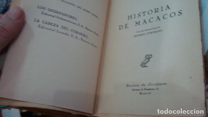 Libros de segunda mano: FRANCISCO AYALA, HISTORIA DE MACACOS, REVISTA DE OCCIDENTE - Foto 2
