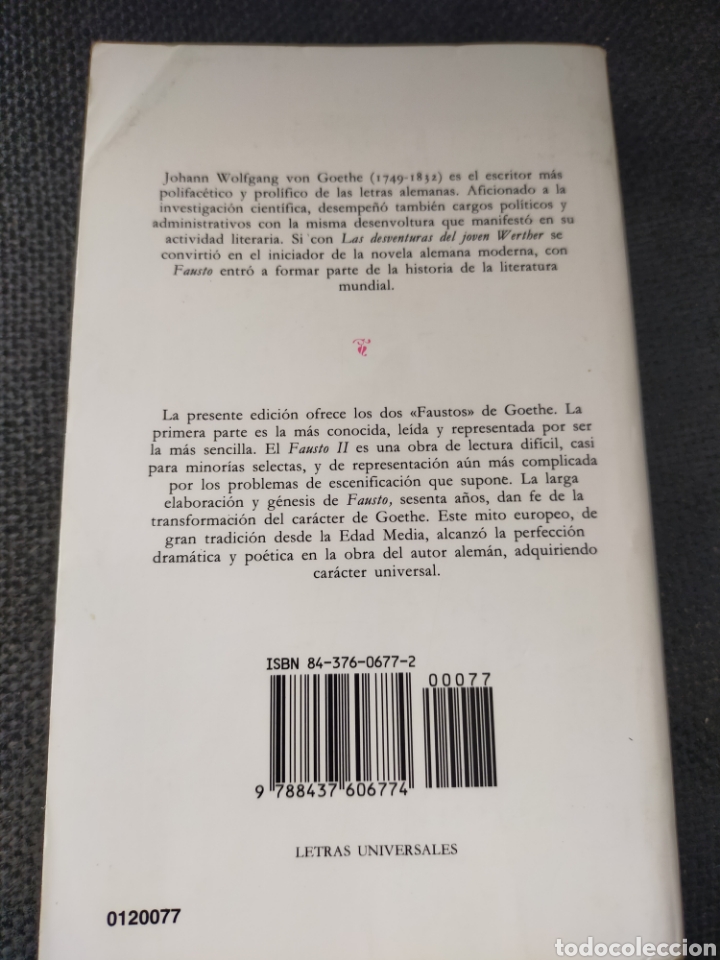 Libros de segunda mano: FAUSTO GOETHE CATEDRA - Foto 2