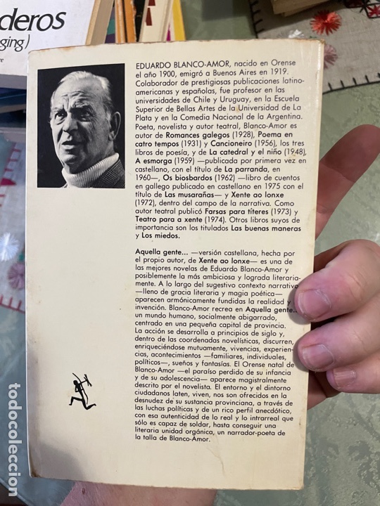 Libros de segunda mano: Aquella gente (Eduardo Blanco amor) - Foto 4