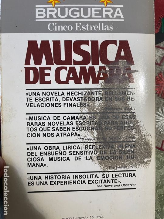 Libros de segunda mano: M&uacute;sica de c&aacute;mara (Doris Grumbach) - Foto 2